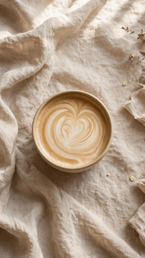 Wallpaper Aesthetic Beige: 17 Cozy Neutral Ideas 3 beige latte art coffee wallpaper