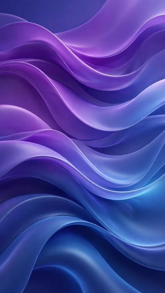 3d gradient waves purple blue 3d wallpaper