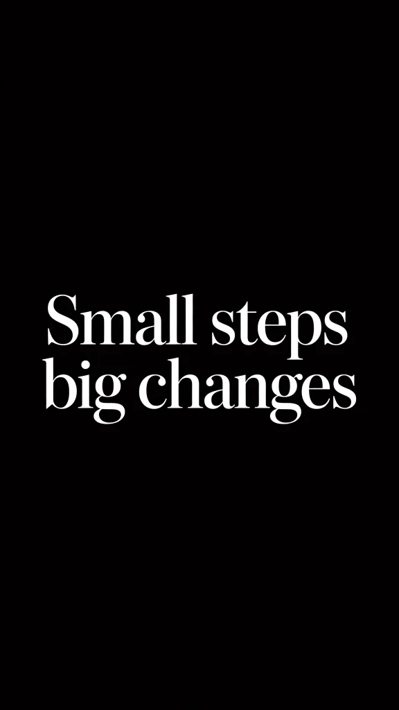 white on black quote wallpaper backgrounds quotes small steps big changes