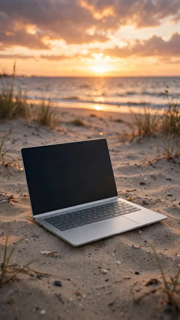 Macbook Air Wallpaper: 17 Sleek Screen Designs 3 warm sunset gradient with soft glow macbook air wallpaper