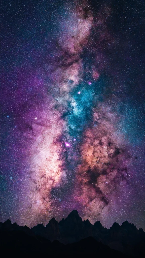 Wallpapers HD: 17 Stunning High Definition Picks 5 Milky way galaxy over mountain silhouette wallpapers hd
