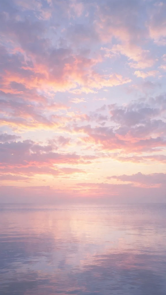 17 wallpaper iphone ipad Wallpapers for iPhone and iPad 5 pink sunset clouds over calm sea wallpaper iphone ipad ocean background