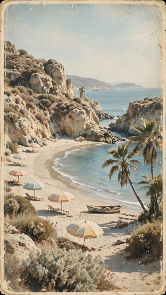17 wallpaper iphone vintage designs you'll love 5 retro travel postcard beach scene wallpaper iphone vintage