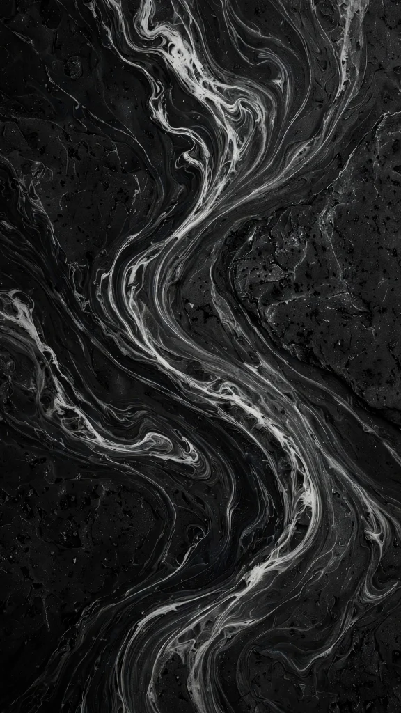 17 Wallpaper Aesthetic Black and White Ideas You'll Love 9 Gray marble swirl wallpaper aesthetic black and white