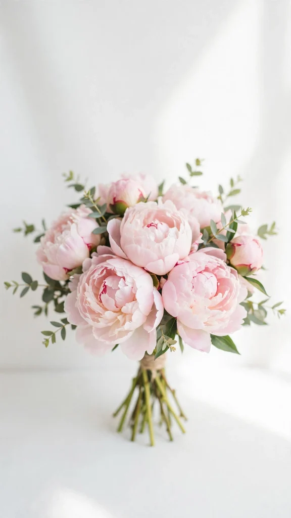17 Beautiful Wallpaper Backgrounds Flowers for Your Phone 2 blush pink peony bouquet on white flower wallpaper background