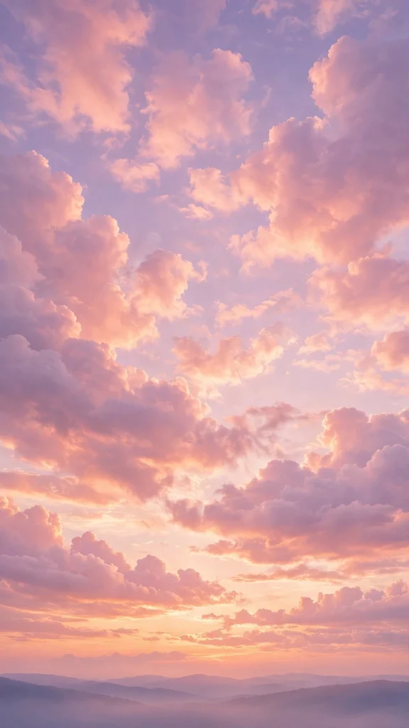17 Best Wallpaper Iphone Pink Aesthetic Ideas 4 Pink sunset clouds, cotton-candy horizon