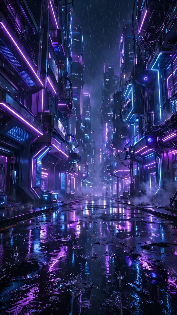 Wallpapers HD: 17 Stunning High Definition Picks 12 Neon lit city street at night with rain wallpapers hd