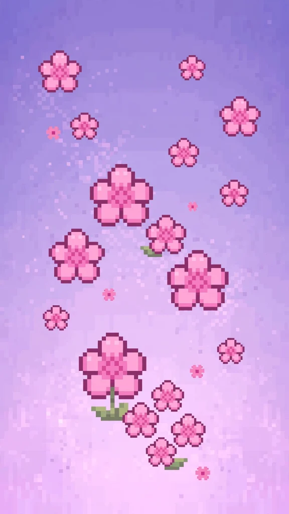 17 wallpaper iphone y2k Aesthetic Wallpapers 7 Pink pixel flowers wallpaper iphone y2k on lavender gradient