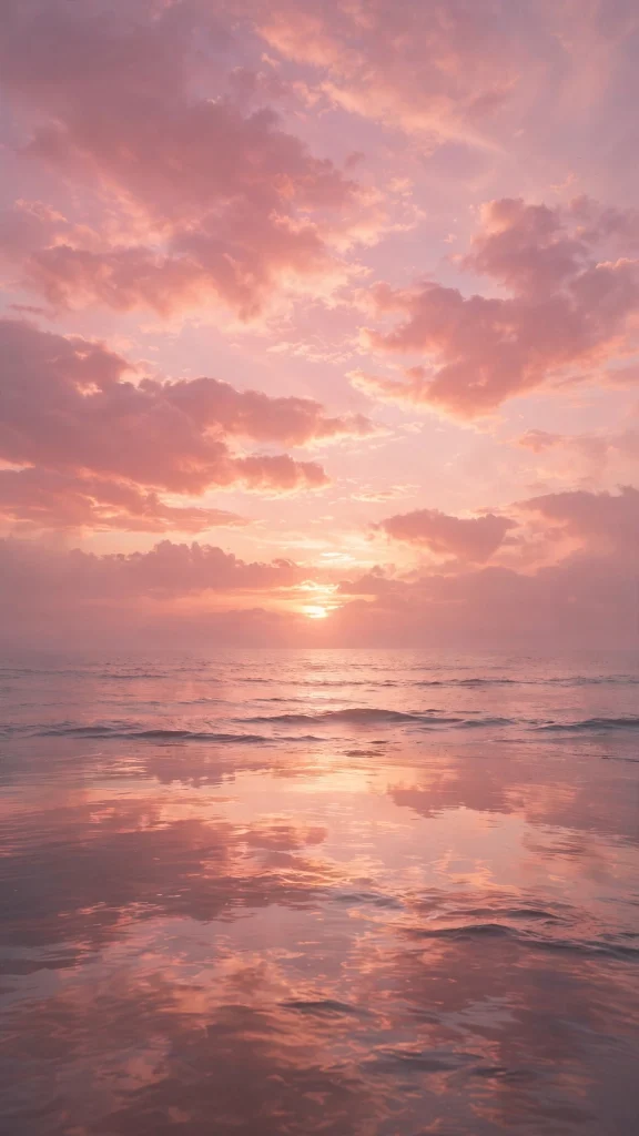 17 Cute Wallpaper Pink Estetik Ideas for Phone 4 Pink sunset over ocean