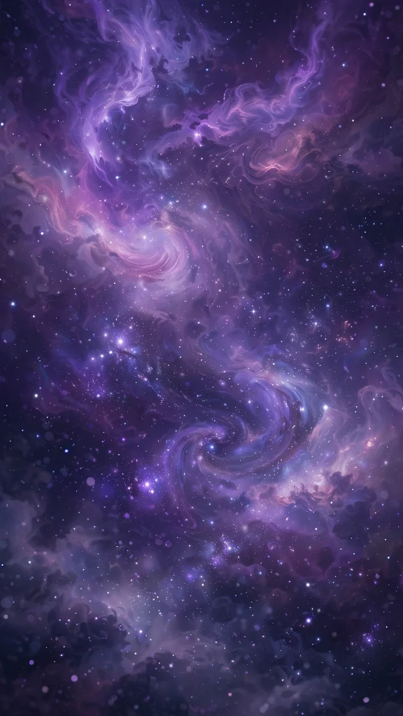 purple galaxy stars dreamy wallpapers iphone fondos