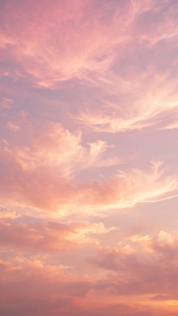 17 Dreamy wallpaper aesthetic pink soft for Phones 5 cotton candy pink sky at sunset