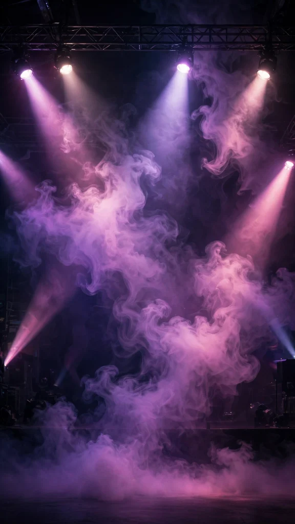 17 Best Wallpaper Iphone Kpop Ideas for Fans 3 Purple and pink stage smoke swirling through spotlight beams