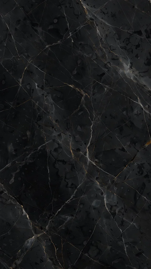 Black marble texture with subtle white veins