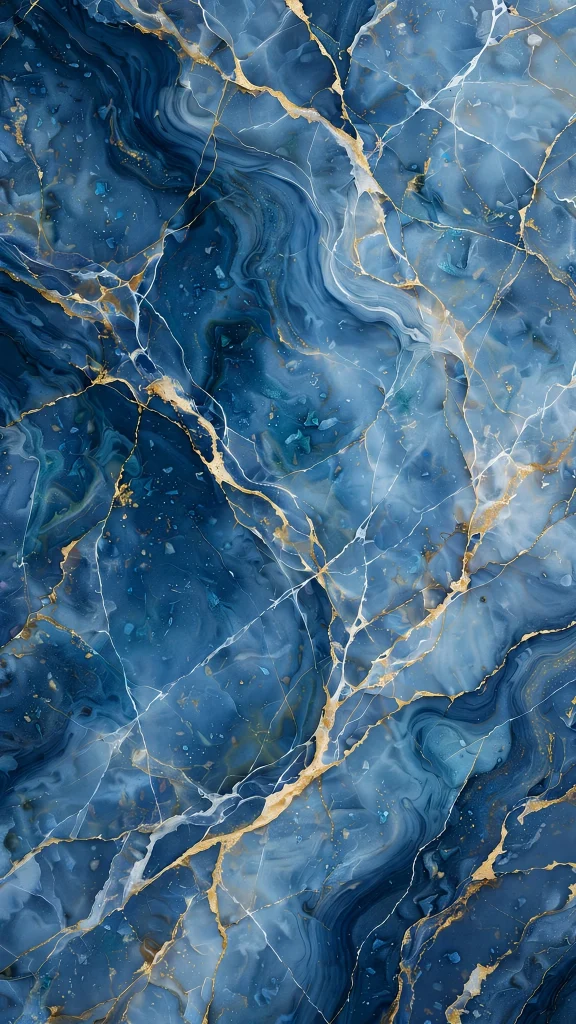 Elegant blue marble texture with white veins wallpaper backgrounds blue