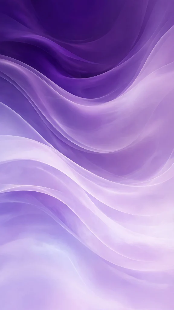 Purple gradient waves abstract wallpaper