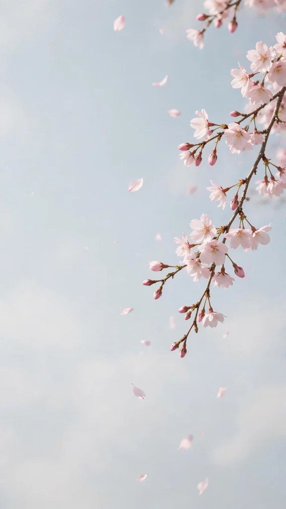 17 Beautiful Wallpaper Backgrounds Flowers for Your Phone 9 cherry blossom branch minimalist pink flower wallpaper background