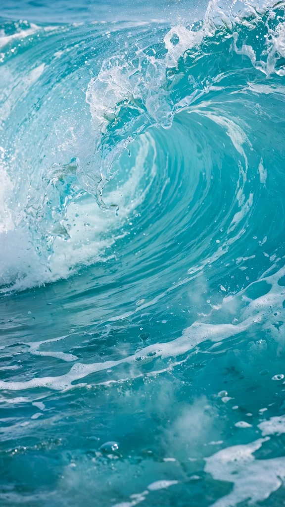 turquoise ocean wave fresh wallpapers iphone fondos
