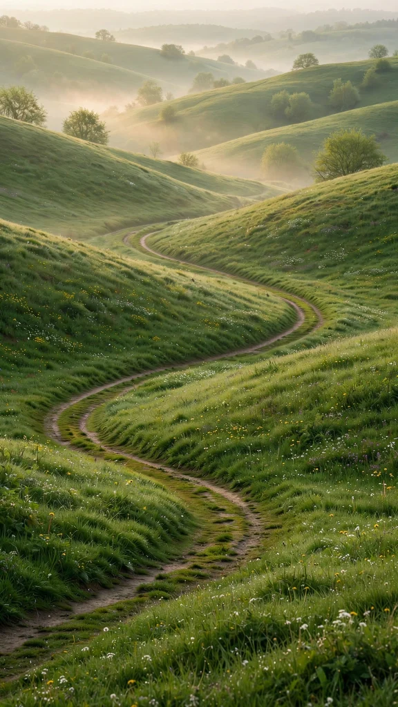 17 Fresh wallpaper iphone green Ideas You'll Love 3 Rolling green hills with a winding path
