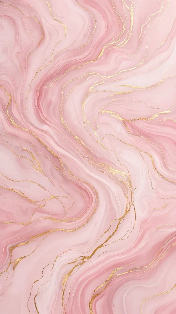 17 wallpaper aesthetic pink iphone Ideas 10 Pink marble swirls with gold veins wallpaper