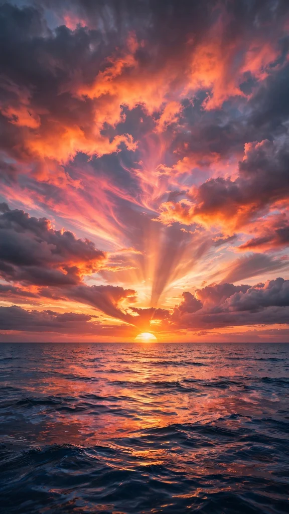 17 Wallpaper Backgrounds Laptop 1080p HD for Your Screen 8 Ocean sunset with dramatic clouds