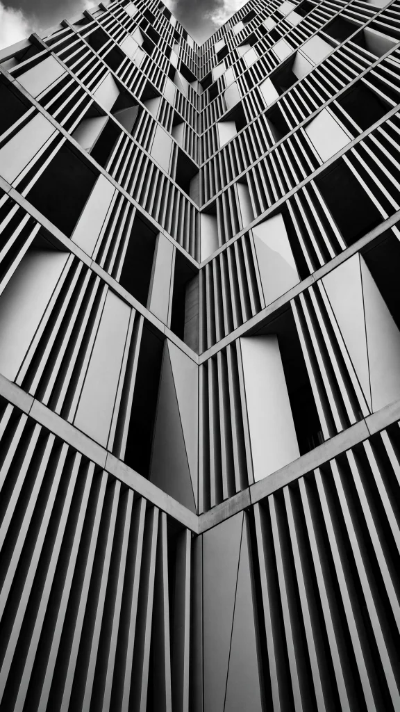 17 Stunning Wallpapers Black and White (Free HD) 11 Black and white modern geometric architecture