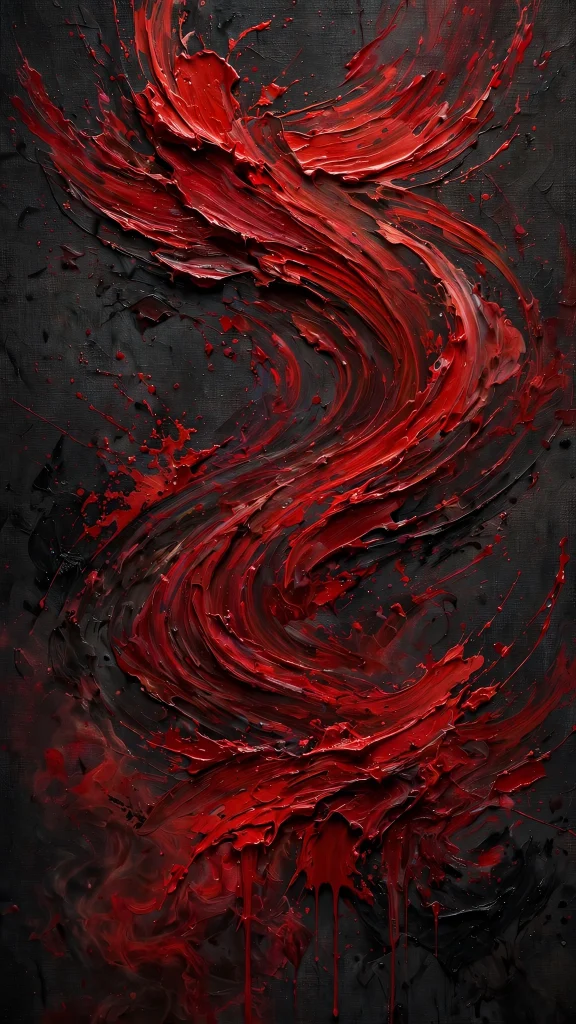 17 Bold wallpaper iphone red Ideas 11 Red abstract paint strokes on dark canvas, wallpaper iphone red