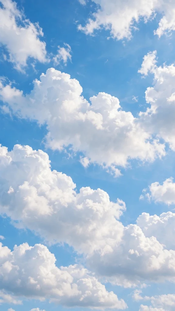 17 Stunning Wallpaper Backgrounds Summer Ideas 14 Fluffy summer clouds in bright blue sky