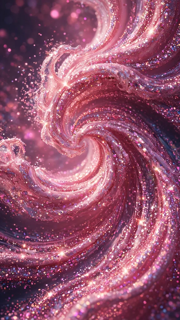 17 Best Wallpaper Iphone Pink Aesthetic Ideas 8 Swirling waves of sparkling pink glitter