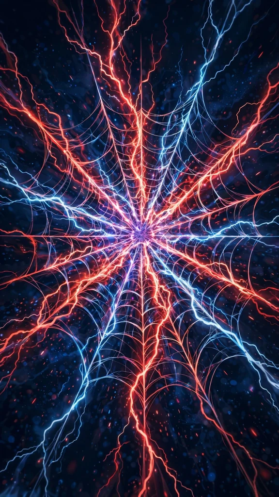 17 Cool Wallpaper Iphone Spiderman Ideas 14 Explosive red and blue web energy burst on dark navy