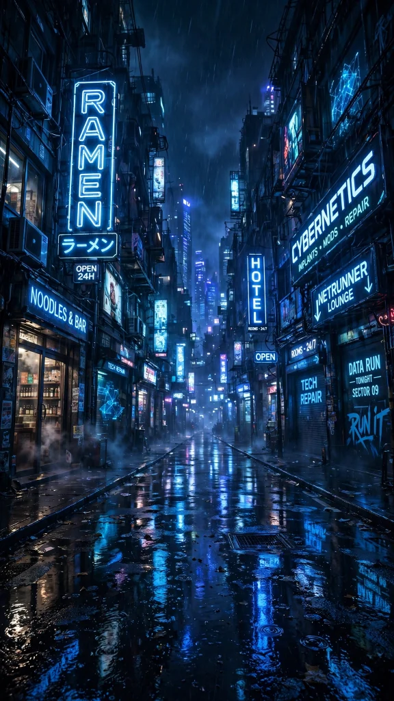 17 Wallpaper Aesthetic Dark Blue Looks for Your Phone 12 dark blue neon rainy city street wallpaper aesthetic dark blue