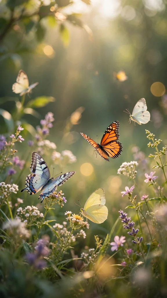 Walpaper Estetik iPhone: 17 Aesthetic Designs 10 butterflies sunlight aesthetic walpaper estetik iphone