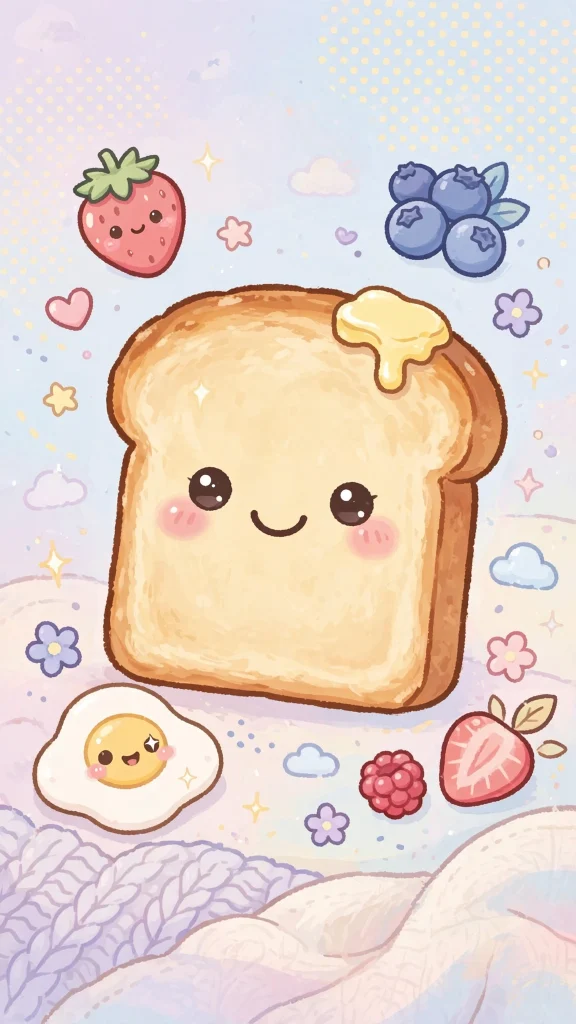 Kawaii Wallpaper: 17 Cute Designs for Your Phone 8 cute moon with smiling face night kawaii wallpaper