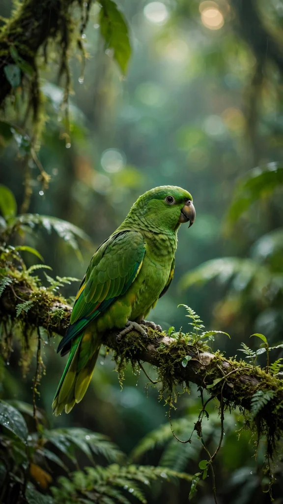 17 Fresh wallpaper iphone green Ideas You'll Love 4 Vibrant green parrot perched in a lush jungle