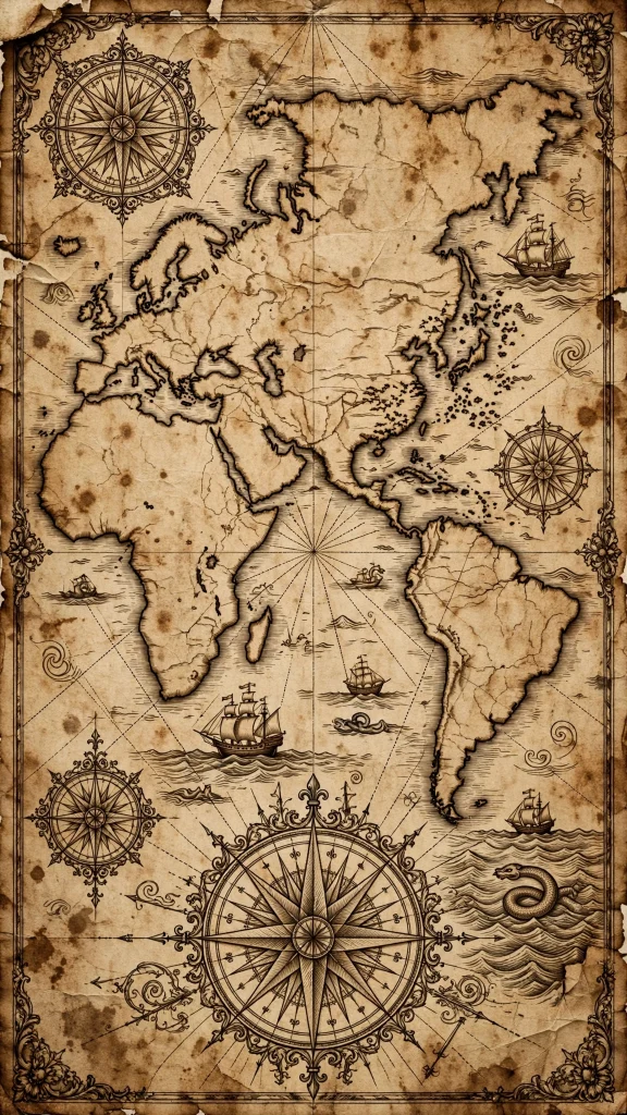 Wallpaper Backgrounds Aesthetic Vintage: 17 Retro Picks 3 Antique world map in sepia tones wallpaper backgrounds aesthetic vintage