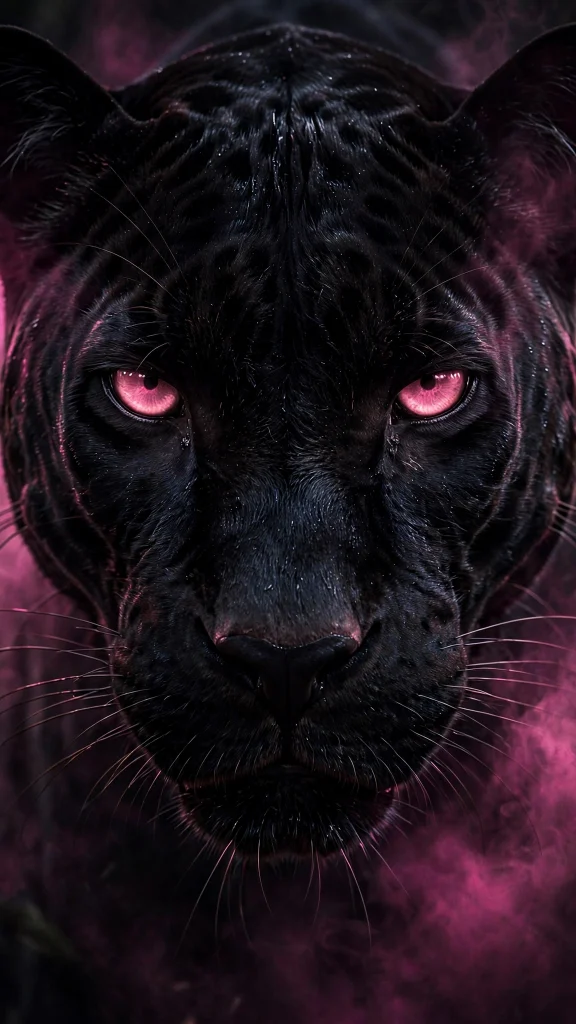 17 Stunning wallpaper pink and black Ideas for Your Phone 11 Black panther eyes in pink darkness wallpaper