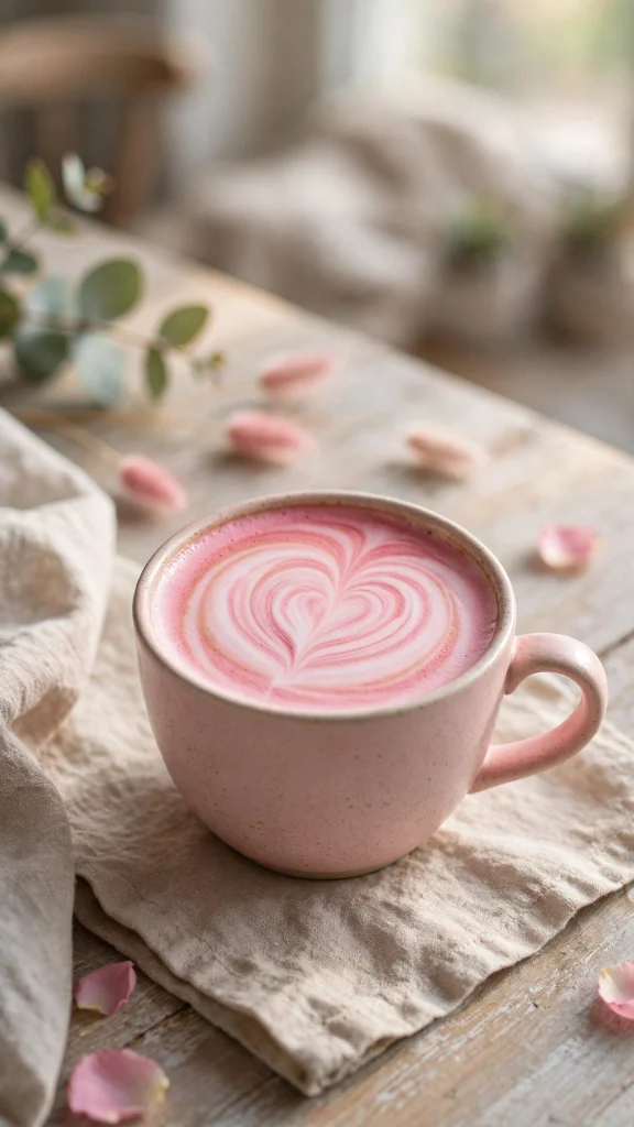 17 Cute Wallpaper Pink Estetik Ideas for Phone 9 Pink latte art coffee cup aesthetic