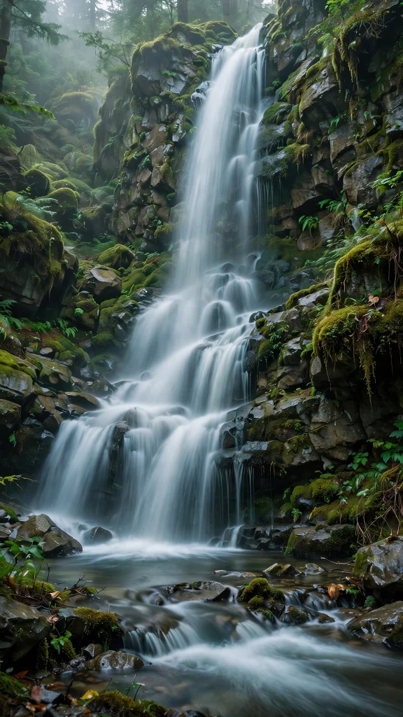 8K Wallpaper: 17 Ultra Detailed Designs 9 waterfall long exposure silky 8k wallpaper
