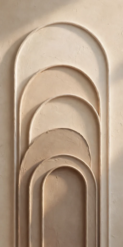 Wallpaper Aesthetic Beige: 17 Cozy Neutral Ideas 9 beige abstract arches art wallpaper