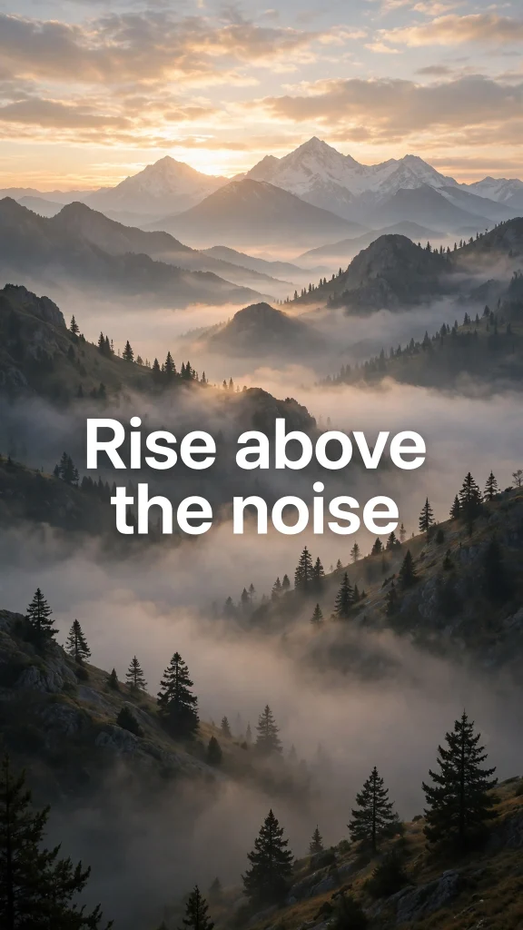 misty mountains quote wallpaper backgrounds quotes rise above the noise