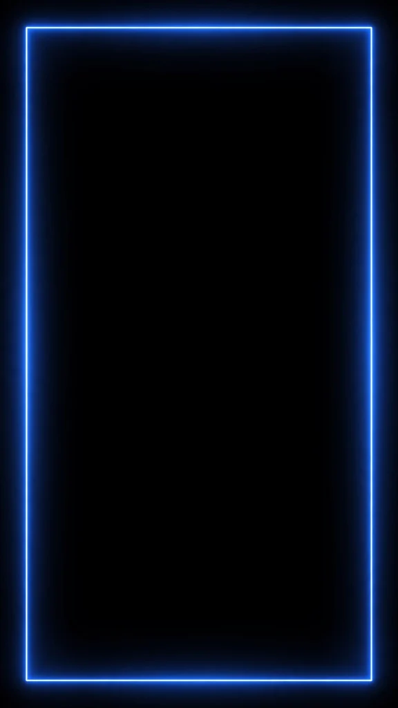 neon blue line edge black wallpaper iphone