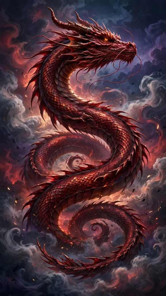 17 Bold wallpaper iphone red Ideas 14 Red dragon illustration artwork, wallpaper iphone red