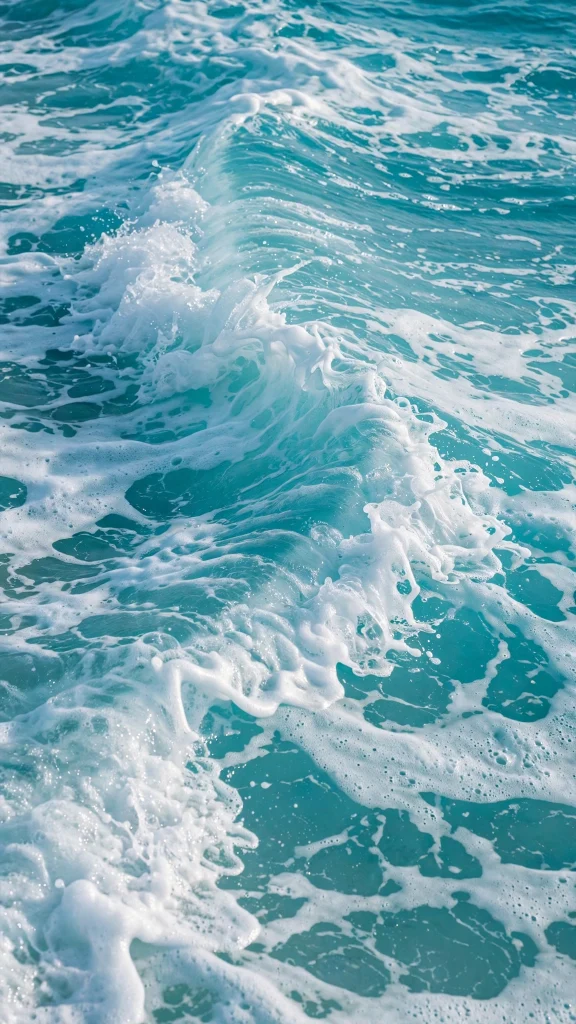 pretty ocean waves seafoam pretty wallpapers