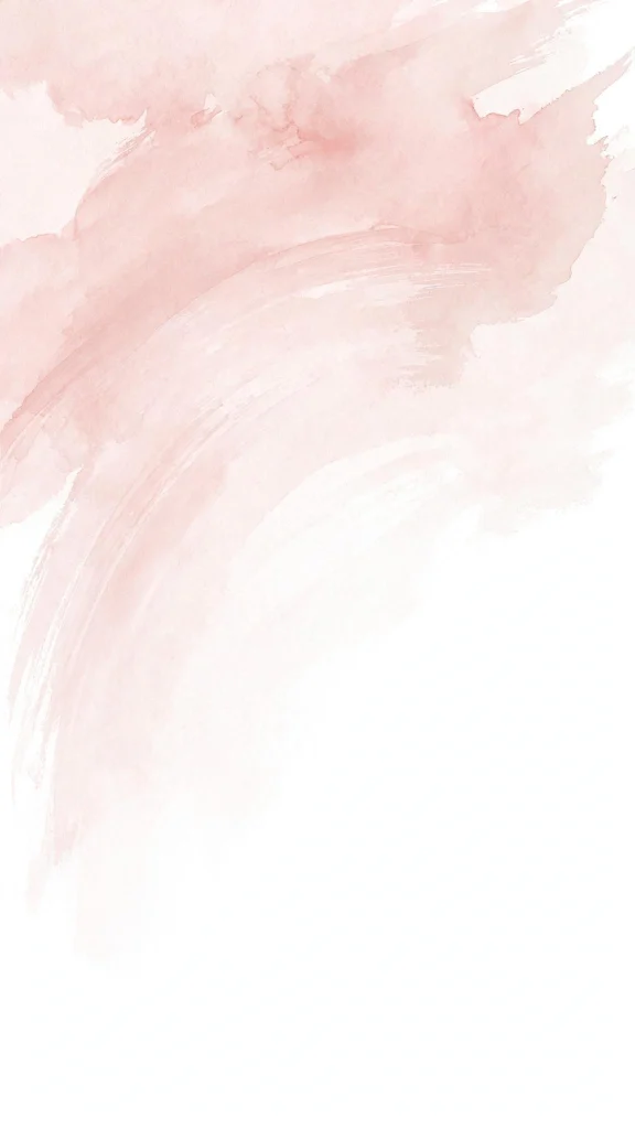 wallpaper aesthetic lock screen with delicate watercolor blush strokes