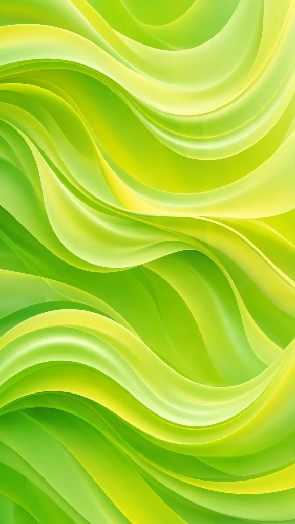 17 wallpaper backgrounds green for a fresh screen look 8 Lime green waves abstract art