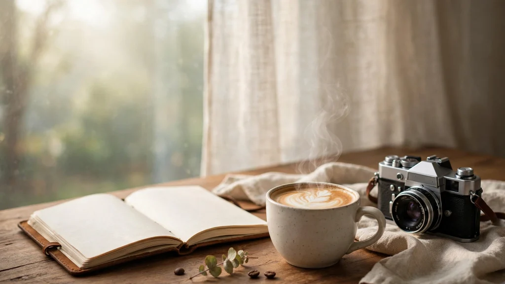 17 wallpaper aesthetic for laptop ideas to try 8 coffee and journal desk laptop aesthetic wallpaper