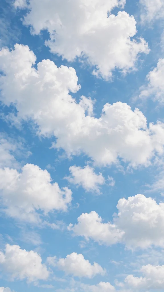 fluffy white clouds blue sky wallpapers iphone fondos