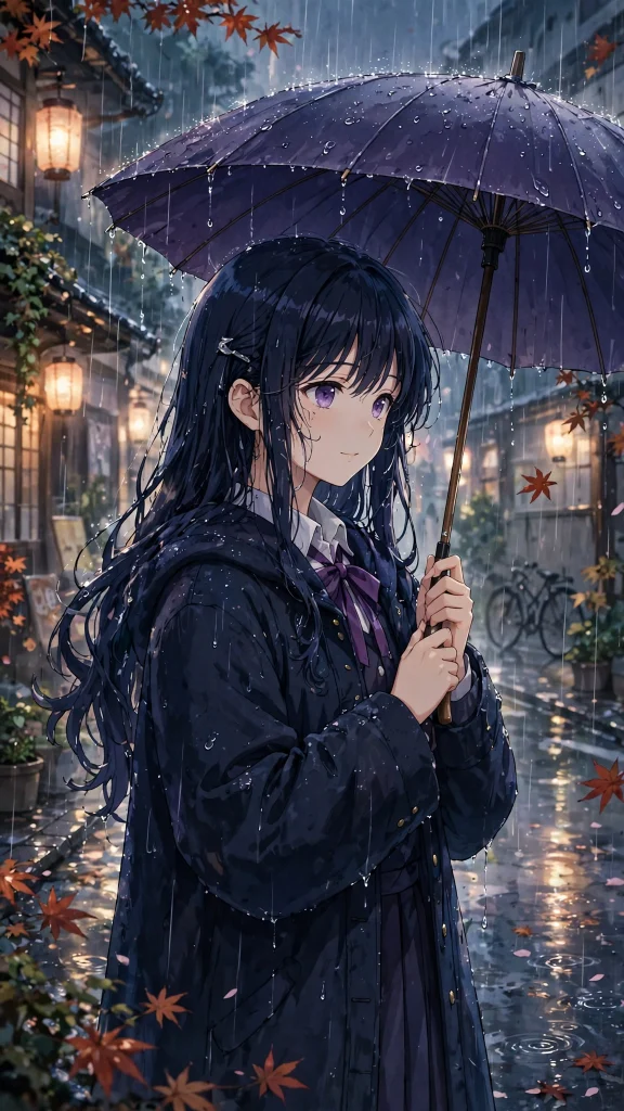 17 Best Wallpaper iPhone Anime for Your Phone 3 Anime girl holding an umbrella in the rain