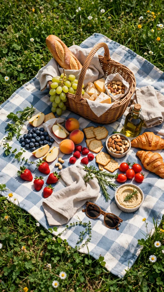 17 Wallpaper iPhone Summer Wallpapers for Sunny Phones 12 Summer picnic blanket with food basket on green grass