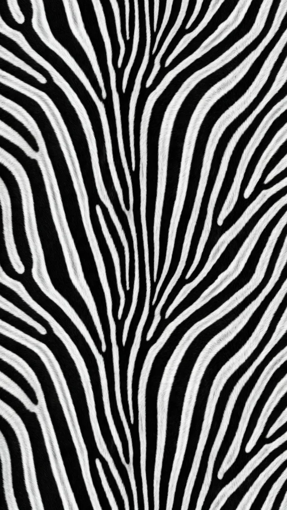 Black and White Wallpaper: 17 Stunning Designs 11 black and white zebra stripes pattern