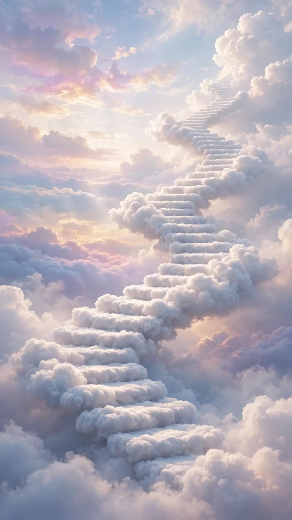 Motivational Wallpaper: 17 Inspiring Designs 16 staircase of clouds sky motivational wallpaper